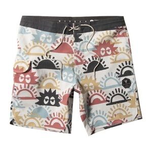 Vissla Boys Wake Up Call 17” Swim Boardshort size 28 EUC